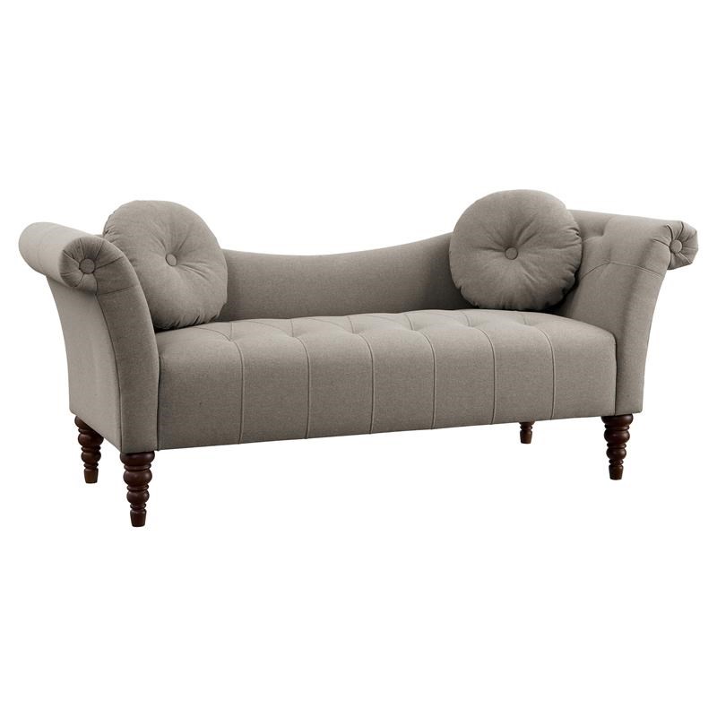 Lexicon Westridge Upholstered Settee with 2 Pillows 75 W Brown Lexicon Westridge Upholstered Settee with 2 Pillows 75 W Brown
